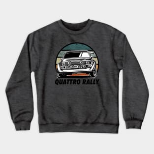 Quattro Rally Car Crewneck Sweatshirt